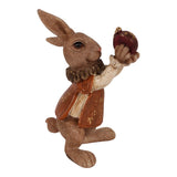 Barokk dekor figura nyúl 13 cm