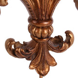 Dekor figura liliom motívum állványon 38 cm – arany