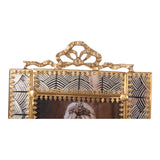 Vintage képkeret 10 × 15 cm – ovális, arany