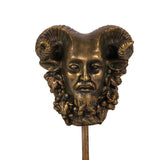 Dekor figura Bacchus figura üvegbúrával 23 cm – szürke