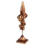 Dekor figura liliom motívum állványon 38 cm – arany