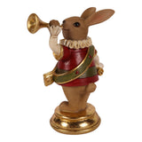 Barokk dekor figura nyúl 14 cm