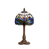 Tiffany asztali lámpa 20 cm – Belle Epoque, kék