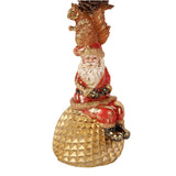 Karácsonyi gyertyatartó 12 cm – arany