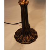 Tiffany asztali lámpa 30 cm – New York, többszínű