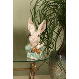 Dekor figura nyúl büszt 24 cm