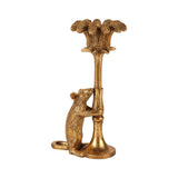 Vintage gyertyatartó 22,5 cm – egeres, arany