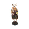 Dekor figura tehén órával 41 cm – többszínű