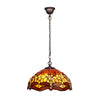 Tiffany függőlámpa 40 cm – Belle Amber, AMBAR