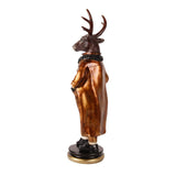 Dekor figura álló szarvas 23 cm – arany