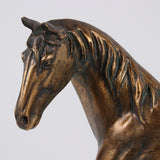 Dekor figura ló 28 cm – arany