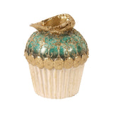 Vintage gyertyatartó 9,5 cm – torta formájú, kék