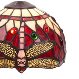 Tiffany függőlámpa 20 cm – Belle Rouge, Garnet