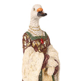 Dekor figura álló madárhölgy