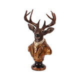 Dekor figura szarvas büszt 30 cm – arany
