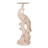 Vintage gyertyatartó 13 cm – pávás