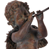 Dekor figura angyal 38 cm – barna
