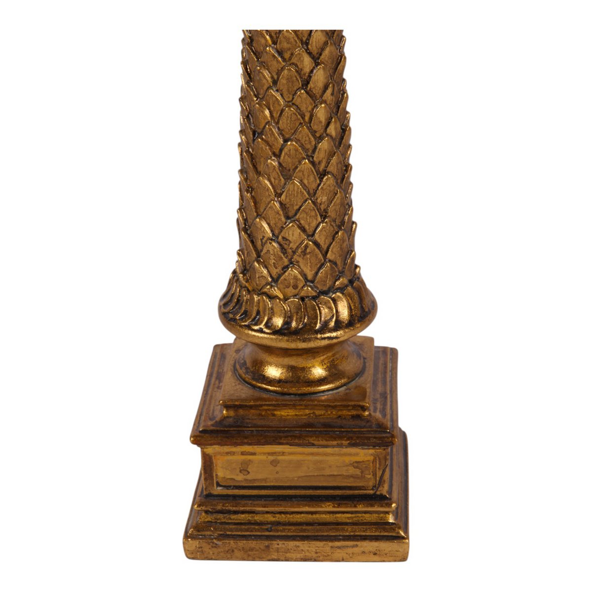 Vintage gyertyatartó 21,5 cm – arany