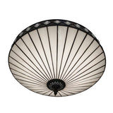 Tiffany mennyezeti lámpa 45 cm – Illumina, fehér