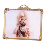 Vintage képkeret 10 × 15 cm – ovális, arany