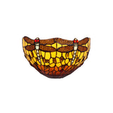 Tiffany fali lámpa – Belle Amber, borostyán