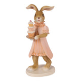 Barokk dekor figura nyúl 21 cm