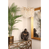 Dekor figura gorilla 61 cm – barna