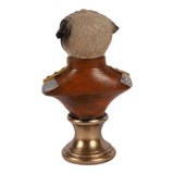 Barokk dekor figura kutya 17 cm