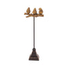 Dekor figura madárpár figura talapzaton 23 cm – arany