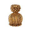 Vintage gyertyatartó 10,5 cm – arany