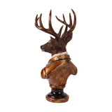 Dekor figura szarvas büszt 30 cm – arany