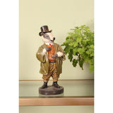 Dekor figura álló borz – bézs