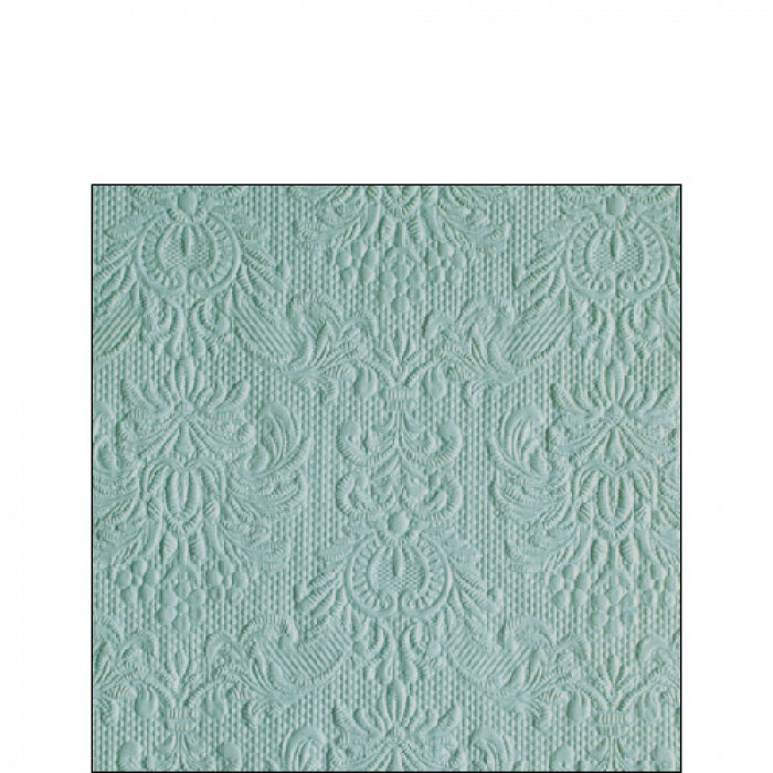 Elegance light sage dombornyomott háromrétegű papírszalvéta 25x25 cm 15 db-os