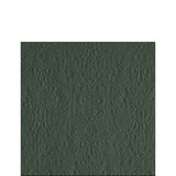 Elegance deep forest sötét zöld dombornyomott háromrétegű papírszalvéta 25x25 cm 15 db-os
