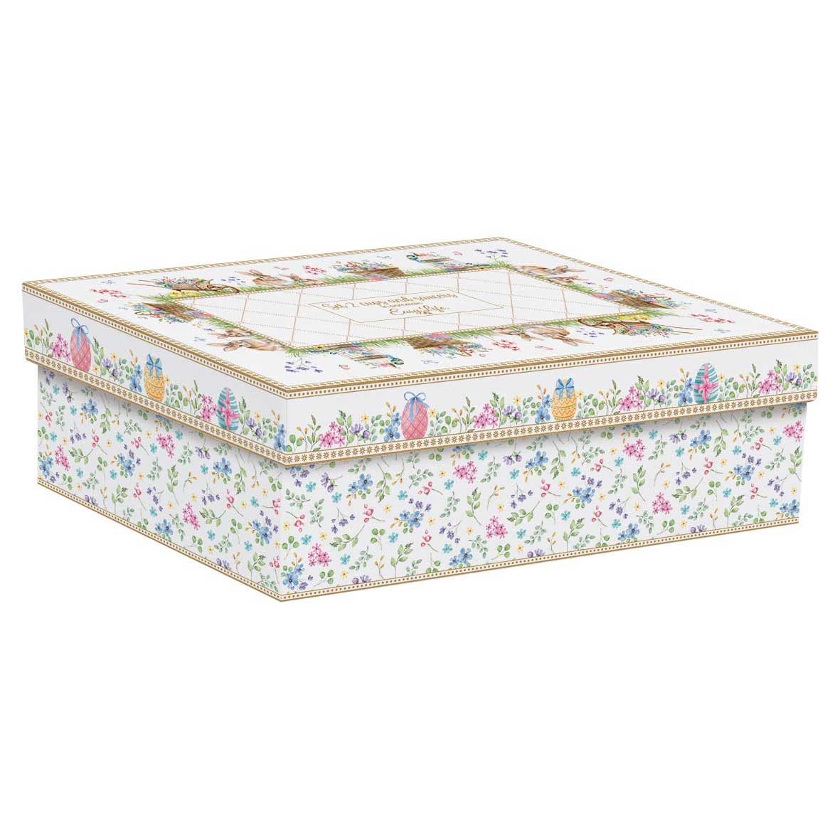 Spring Bloom húsvéti porcelán teás csésze 2 személyes szett díszdobozban