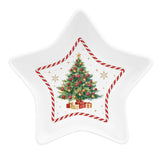 Karácsonyi porcelán csillag tál díszdobozban Christmas Tale Ø 15 cm