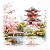 Papírszalvéta 33x33 cm 20 db-os háromrétegű Temple