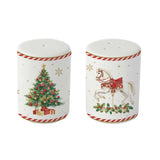 Karácsonyi Porcelán só-borsszóró szett 7 cm díszdobozban Christmas Tale
