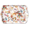 Őszi leveles műanyag konyhai kis tálca 13x21 cm Colourful leaves