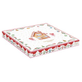 Karácsonyi Porcelán tortaál csillag alakú 32 cm díszdobozban Sweet Christmas