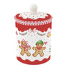 Karácsonyi Porcelán nagy keksztároló Ø 11,5x18 cm díszdobozban Sweet Christmas