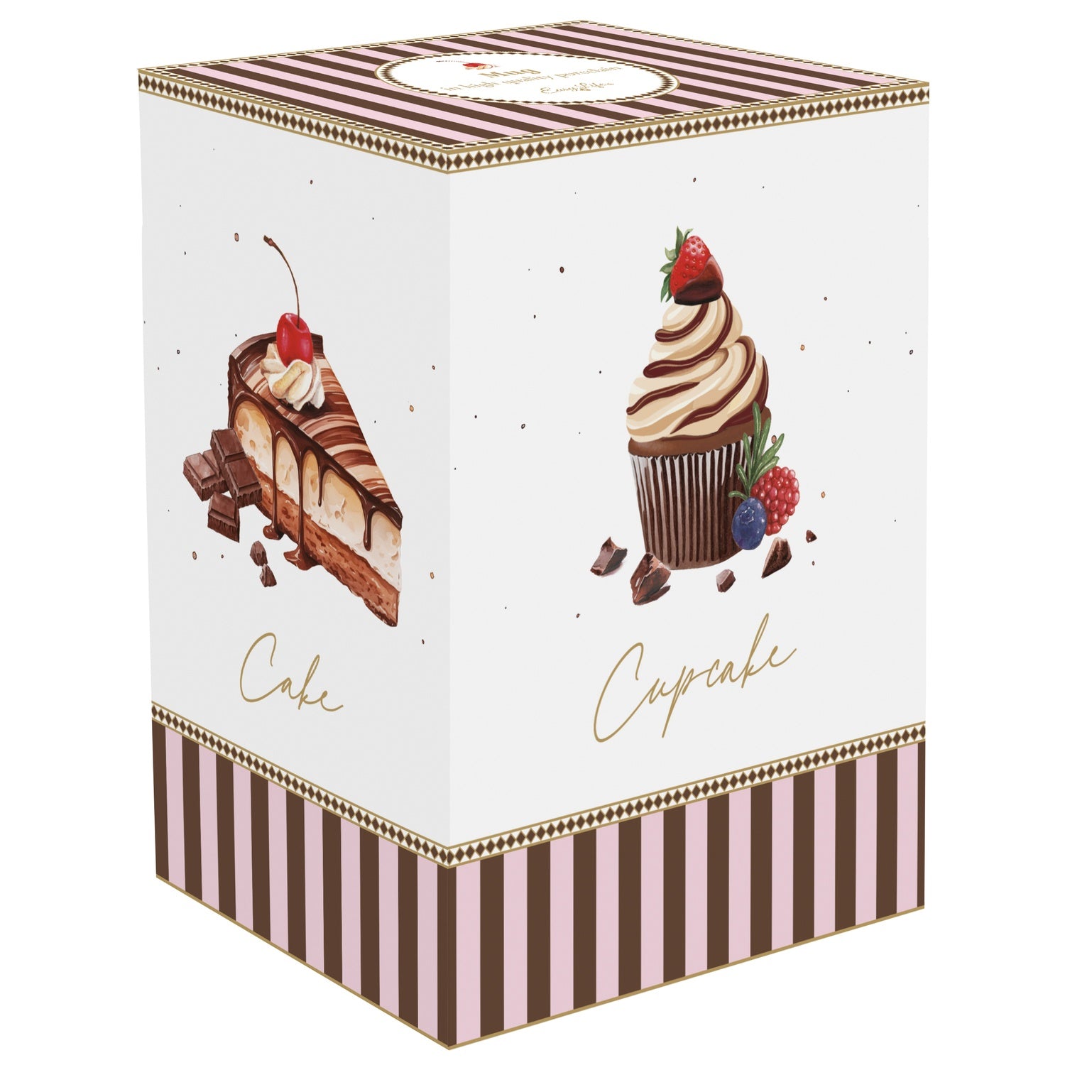 Porcelán bögre 600 ml díszdobozban dobozban Sweet Moments