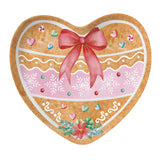Karácsonyi Porcelán mézeskalács szív alakú kínáló tál díszdobozban Sweet Christmas
