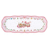 Karácsonyi Porcelán mézeskalács vonat kínáló tál díszdobozban Sweet Christmas