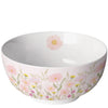Virágos porcelán müzlis tálka 6,5x14 cm Pastel flowers pink