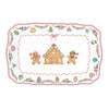 Karácsonyi Porcelán mézeskalács kínáló tál díszdobozban Sweet Christmas
