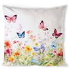 Pillangós pamut párnahuzat 40x40 cm Butterflies in field