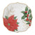 Tányér, étkészlet Karácsonyi porcelán desszertes tányér díszdobozban mikulásvirág díszítéssel