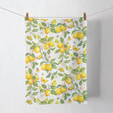 konyharuha 50x70 cm pamut citrom mintás Fresh lemons white