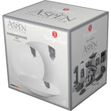 18 részes porcelán étkészlet fehér matt szürke Aspen